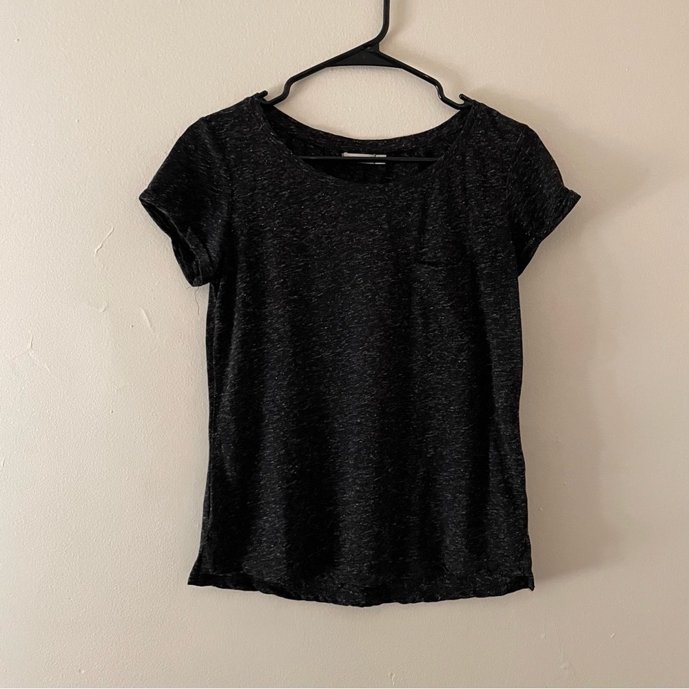 BSKGIRL-‎ Bershka black and white pepper t-shirt shirt sleeve summer top